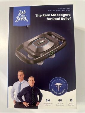 Black 4-Head Massage Gun (Therapanel)